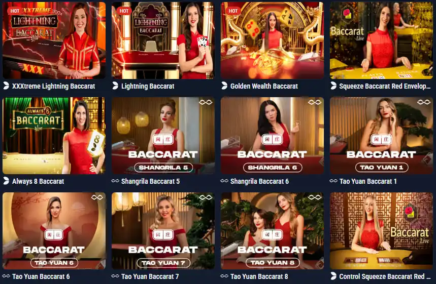 playbaze casino baccarat